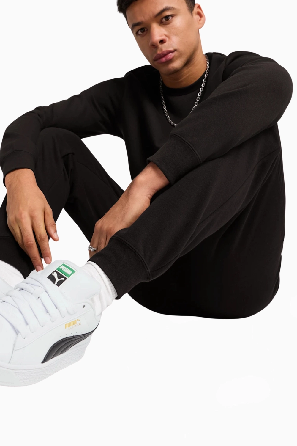 Штаны Puma Essentials No. 1 Logo Fleece - черный