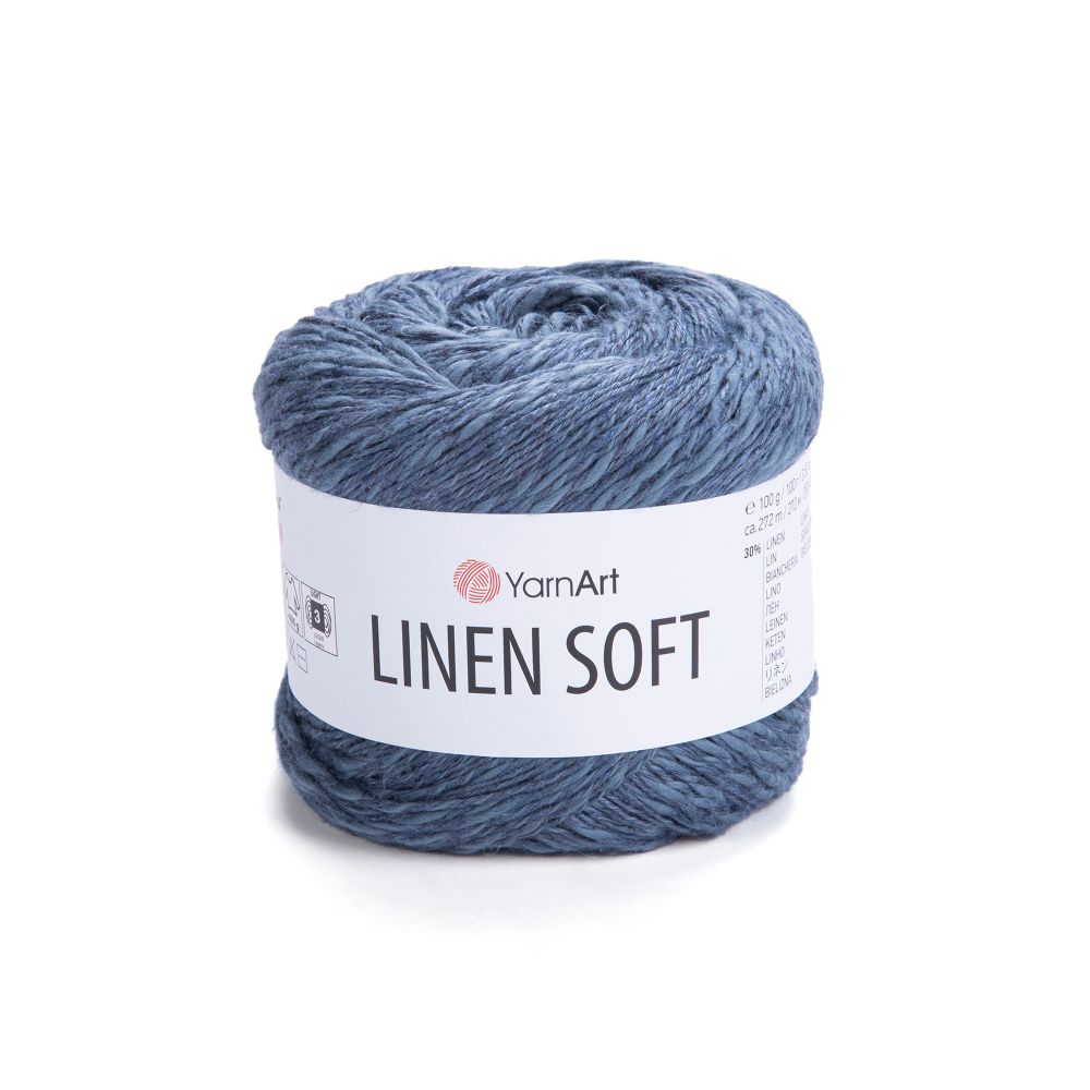 Пряжа YarnArt Linen soft, Джинс