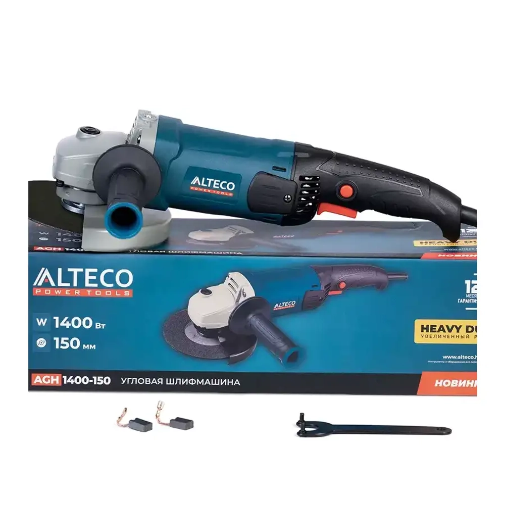 Угловая шлифмашина AGH 1400-150 HEAVY DUTY ALTECO 40942