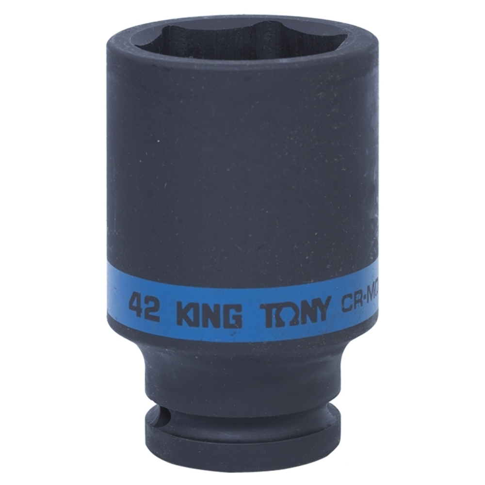 KING TONY (643542M) Головка торцевая ударная глубокая шестигранная 3/4", 42 мм