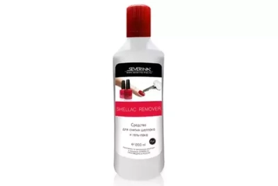 1000ml SEVERINA Суперэффективная жидкость д/снятия гель-лака *15