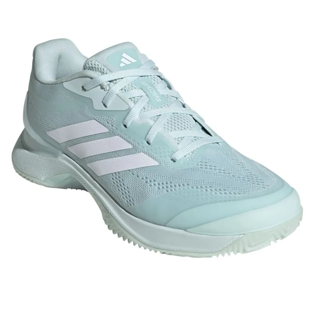 Женские теннисные кроссовки Adidas Avacourt 3 Clay - halo mint/cloud white/cloud white