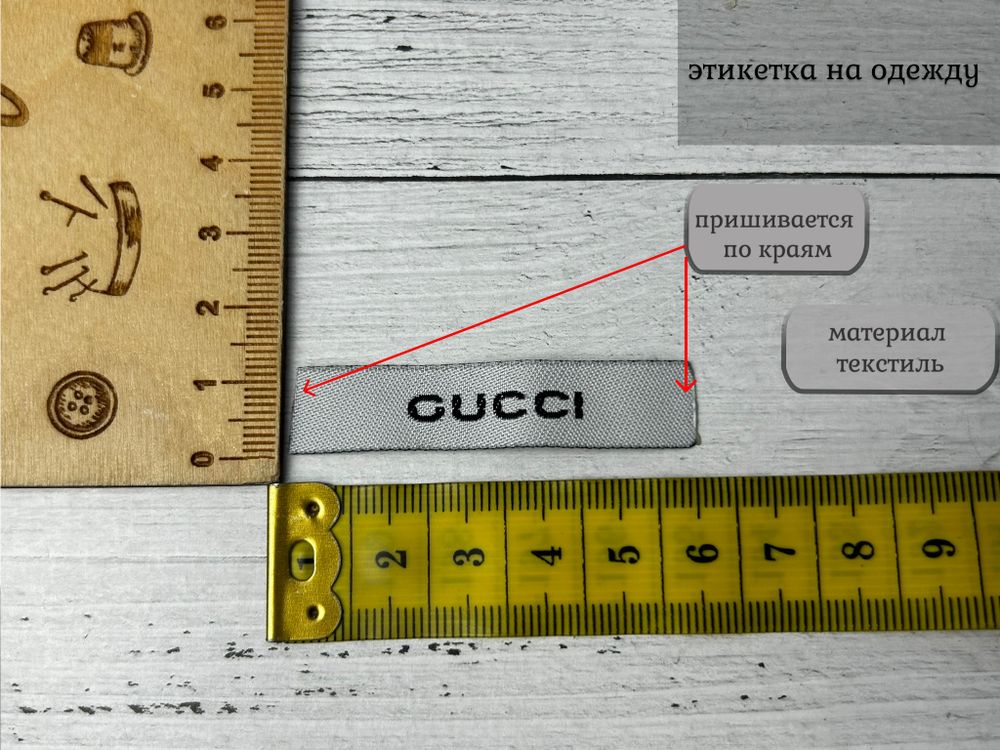 Этикетка GU