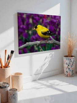 Картина на стену 40 X 50 Желтая птица