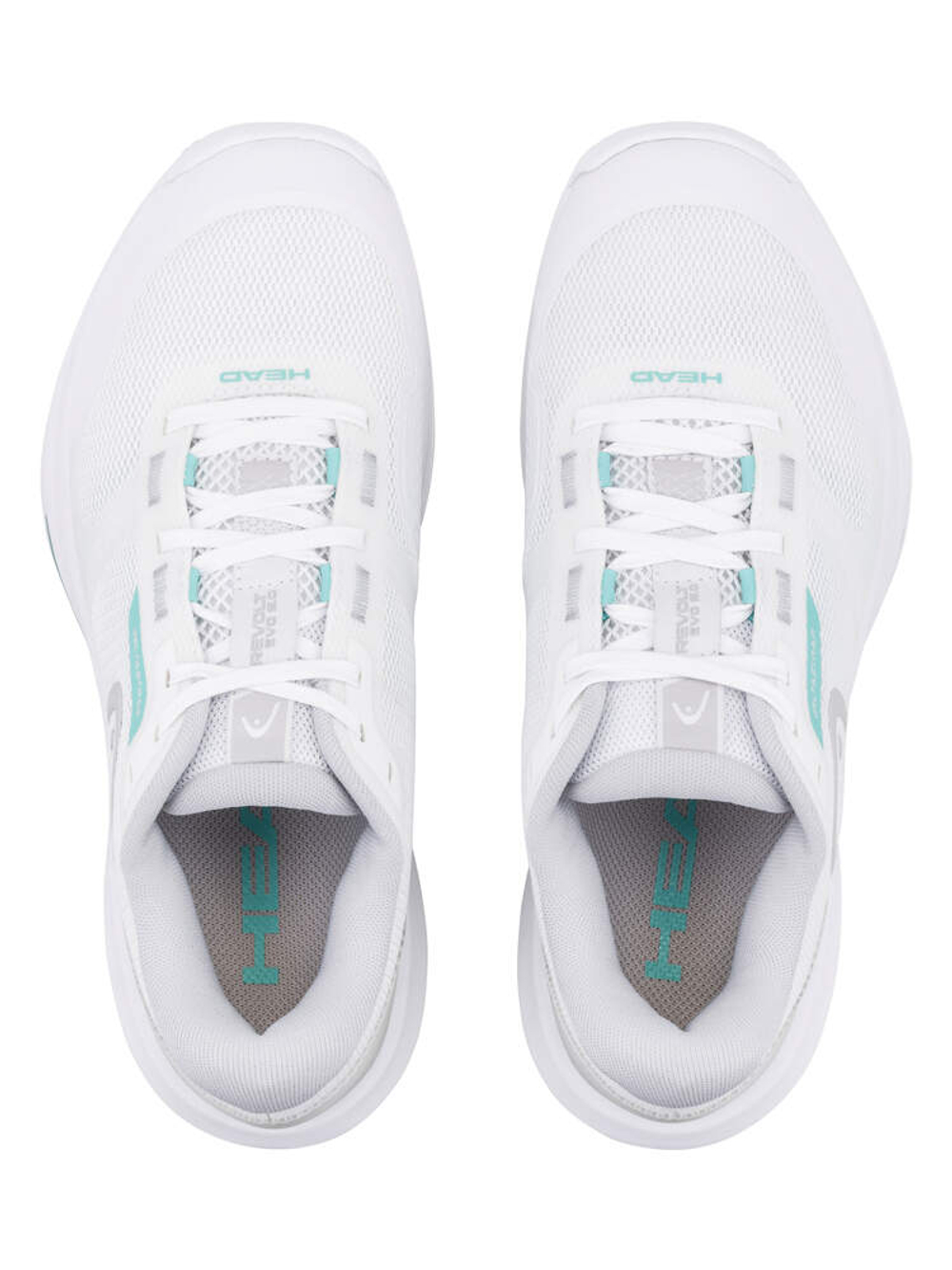 Женские Кроссовки теннисные Head Revolt Evo 5.0 - white/light grey