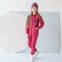 Комбинезон с капюшоном "Хризантема" подростковый облегченный