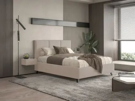 Кровать 1200 Индиго М/велюр античный бежевый Классик ППМ+мех.под.800Н+орт.1200