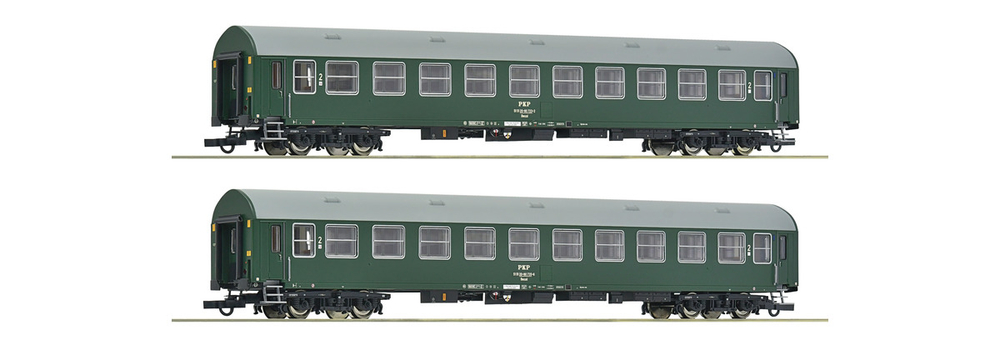 Набор из 2-х пассажирских вагонов class Y/B 70, PKP