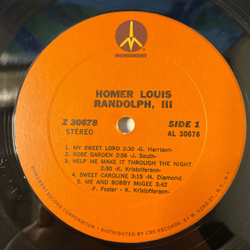 Винтажная виниловая пластинка LP Boots Randolph, Homer Louis Randolph, III (США 1971)