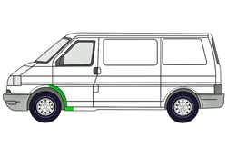 Арка передняя левая Volkswagen Transporter T4 (Potrykus)