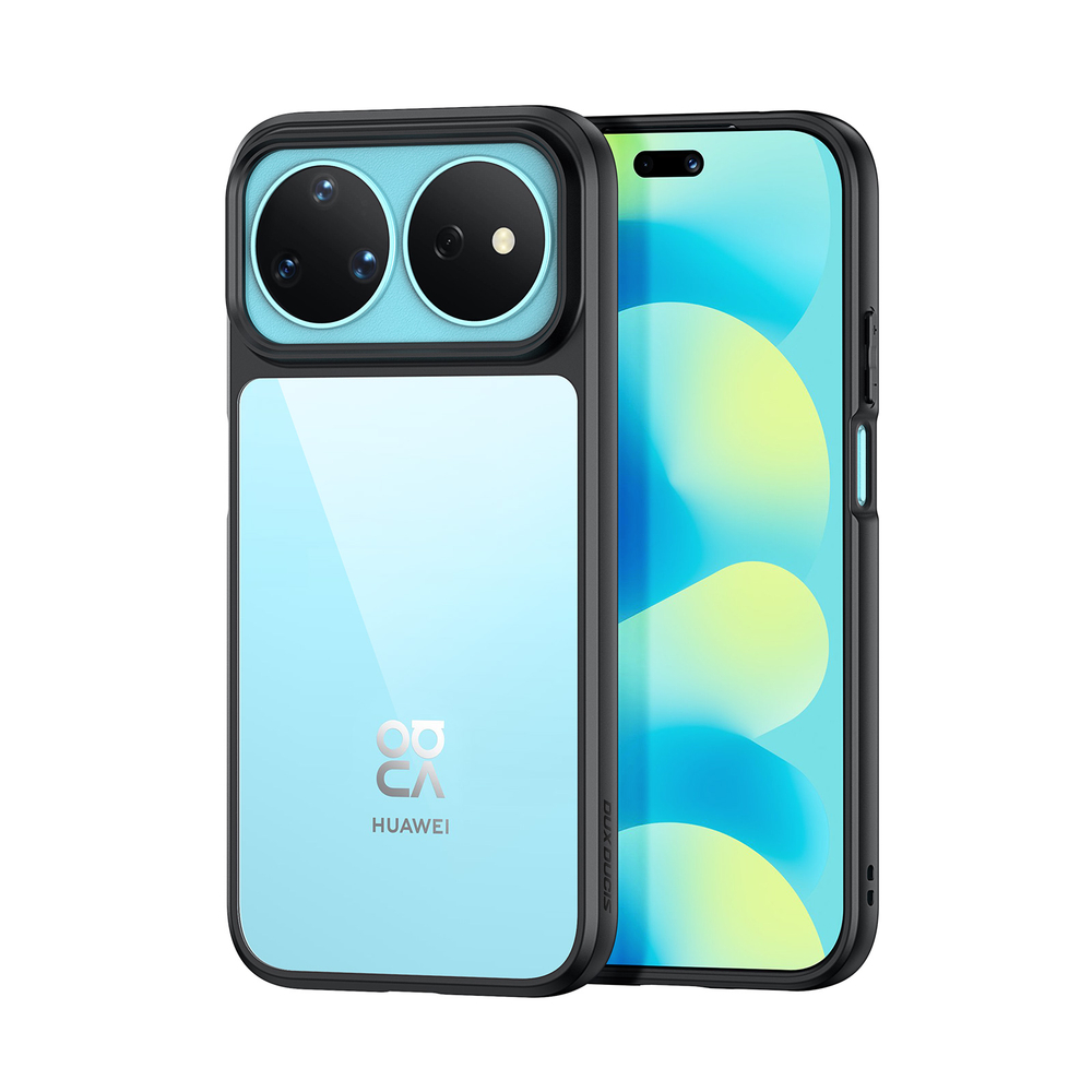 Чехол усиленный защитный с черными рамками для Huawei Nova 16 Pro и Nova 16 Ultra, серия Aimo Series от Dux Ducis