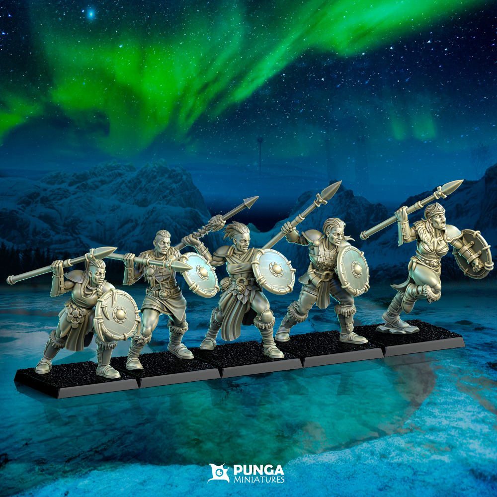 Chaos Norska Barbarians/Ashborn Javelineers