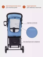 Коляска детская RANT basic "KIRA" RA090 Blue