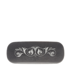 Очечник «Подснежники» а5/54 серый / серебро