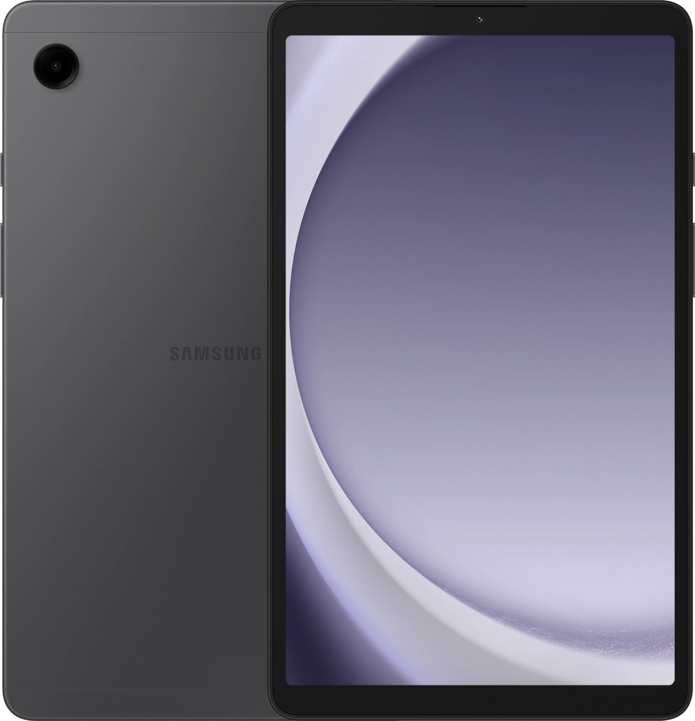 Планшет Samsung Galaxy Tab A9 SM-X115 G99 (2.2) 8C RAM4Gb ROM64Gb 8.7" LCD 1340x800 4G Android 13 серый 8Mpix 2Mpix BT WiFi microSD 1Tb 5100mAh 7hr