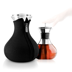 Чайник заварочный tea maker в неопреновом текстурном чехле, 1 л, черный