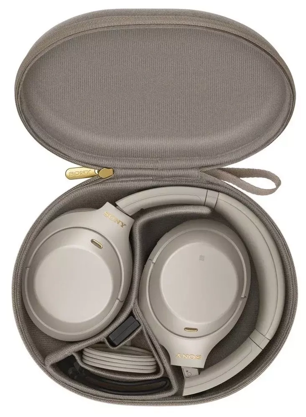 Беспроводные наушники Sony WH-1000XM4, серебряный