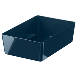 IKEA KUGGIS  (ИКЕА КУГГИС)  -  Контейнер - чёрно-синий 18x26x8 см