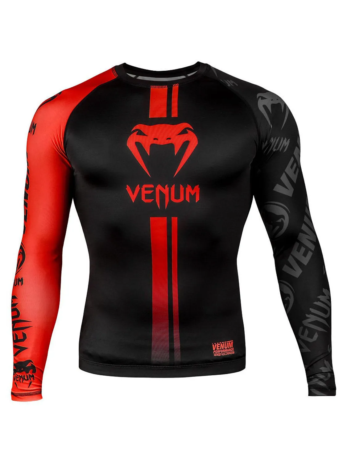 Рашгард VENUM LOGOS детский (черный/красный)