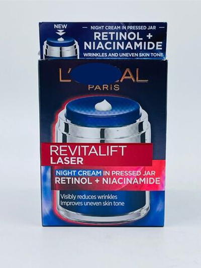 Ночной крем для лица L'Oral Revitalift Laser с ретинолом и ниацинамидом 50 мл (Франция )