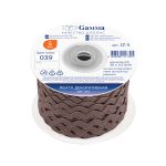Тесьма отделочная зигзаг 5 мм, 30 м, 039 бежевый, Gamma JZ-5
