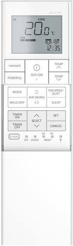 Сплит-система кондиционер Panasonic Design silver CS-XZ20ZKEW/CU-Z20ZKE 20 м²