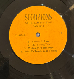 Виниловая пластинка Scorpions – Still Loving You. Volume I LP