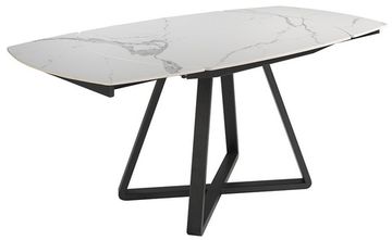 Обеденный стол D2055BB /1096 из керамики и черной стали Испания 