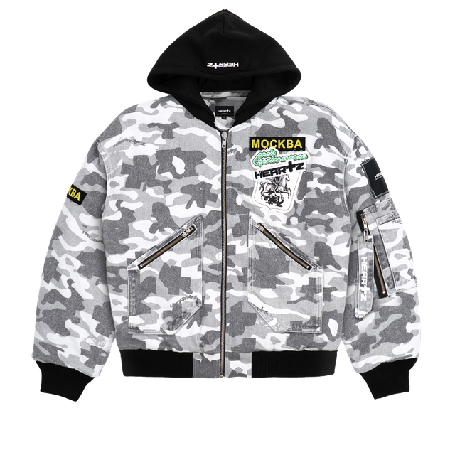 «Frostline» Denim Flight Jacket
