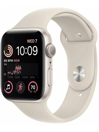 Умные часы Apple Watch SE 2024 GPS 40 мм Starlight Aluminium Case with Starlight Sport Band - M/L