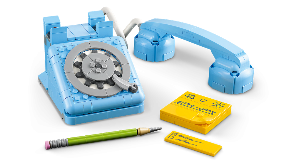 Конструктор Лего Креатор Ретротелефон | LEGO Creator Retro Telephone коллекционный набор, 31174, 383 детали (8+)