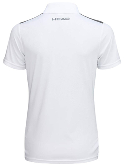 Женское поло Head Club 22 Tech - white/navy