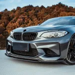 Карбоновый сплиттер переднего бампера для BMW M2 F87 БМВ тюнинг