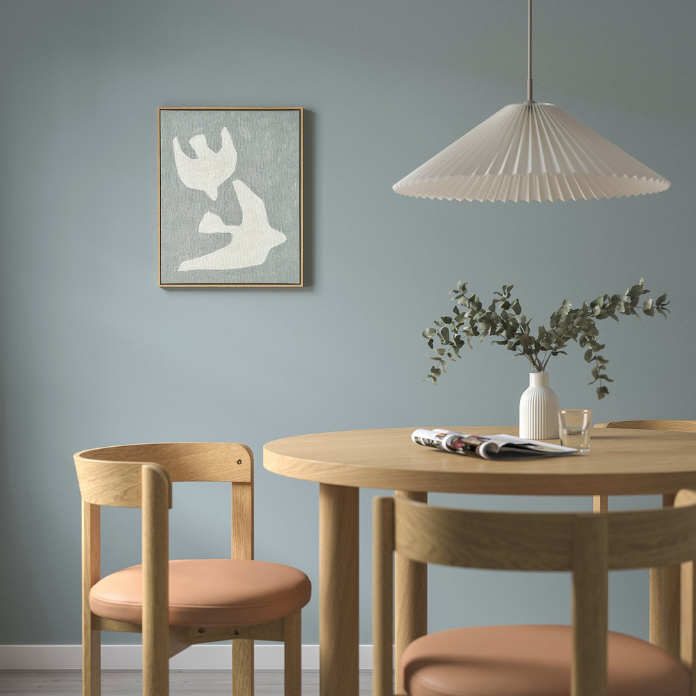 IKEA BLODFLÄDER  (ИКЕА БЛОДФЛЭДЕР)  -  Картина - две птицы, 40x50 см