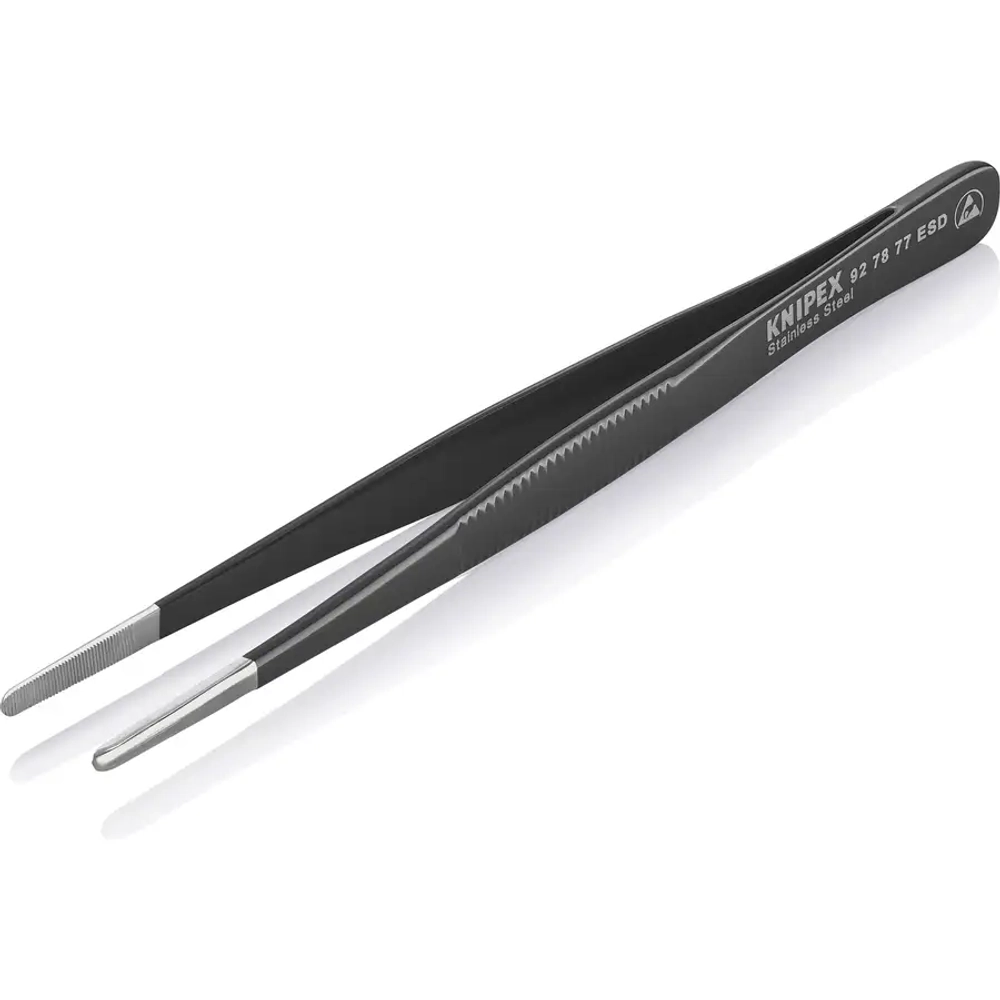 Пинцет для прецизионных работ, антистатический 145 мм Knipex 92 78 77 ESD