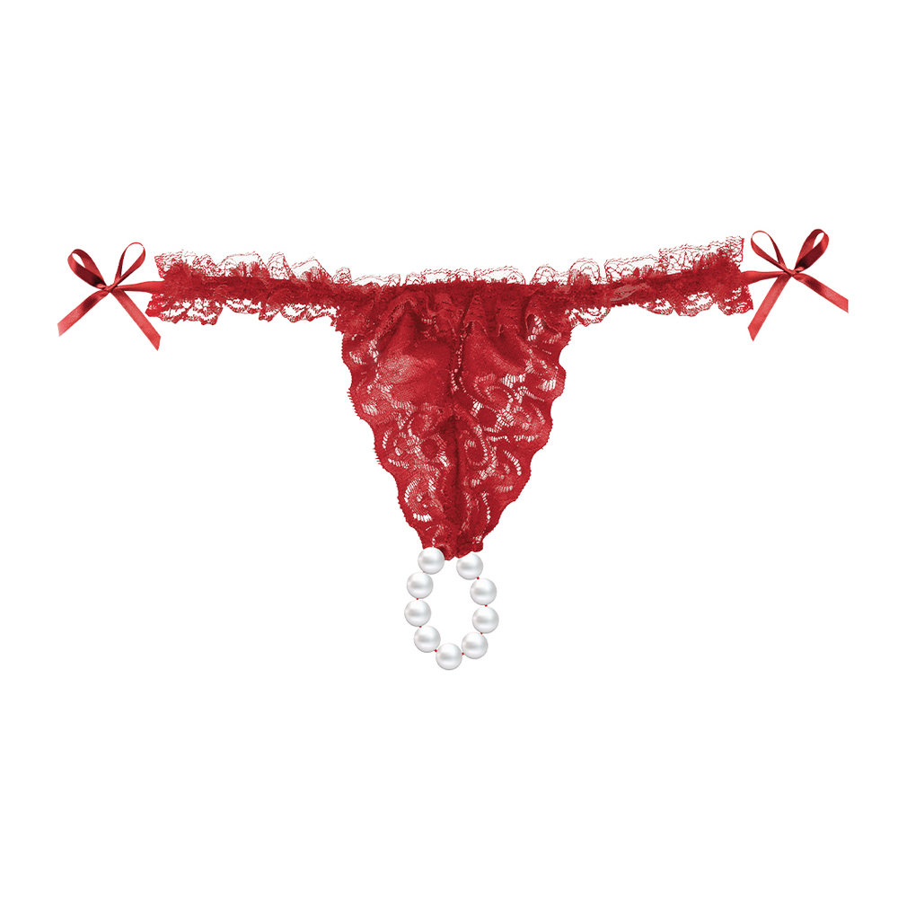 Набор Intt Brazilian Panty Sliding Gel Strawberry красный