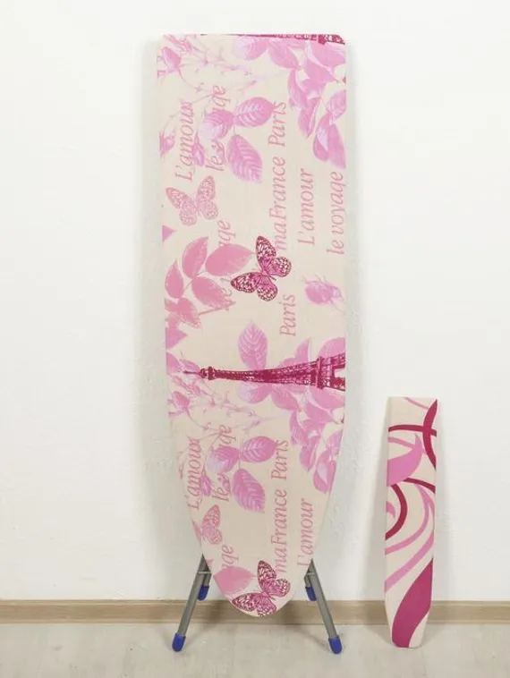 Доска гладильная Nika «Белль-Юниор 3», 112×34,5 см, два положения высоты 70, 80 см, МИКС