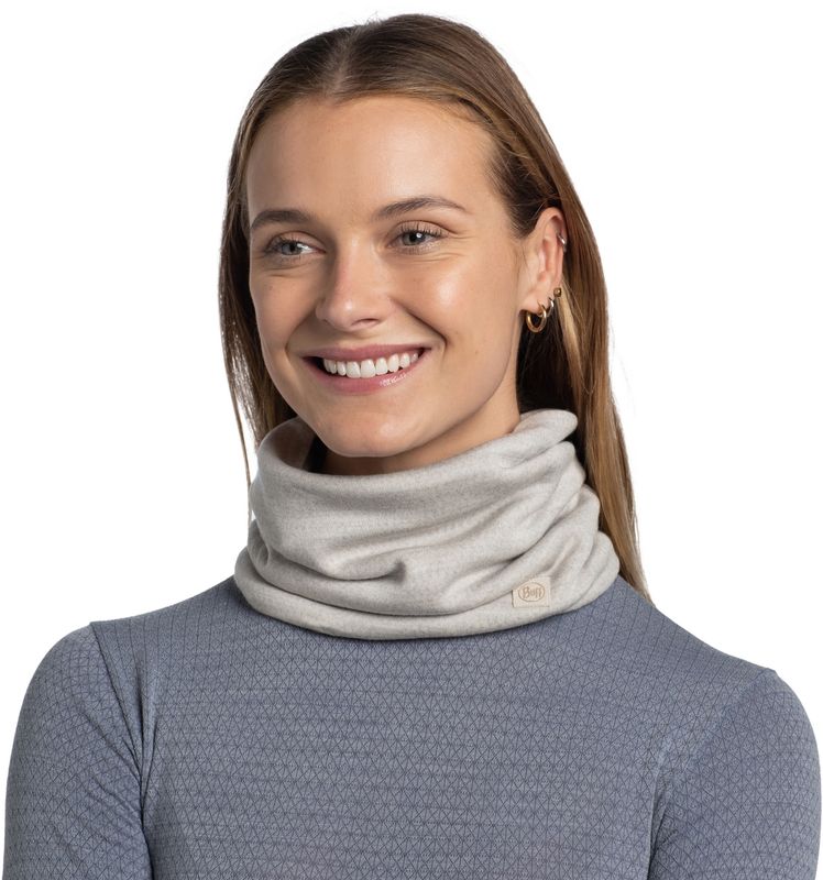Шерстяной шарф-труба Buff Merino Heavyweight Solid Cloud Фото 2