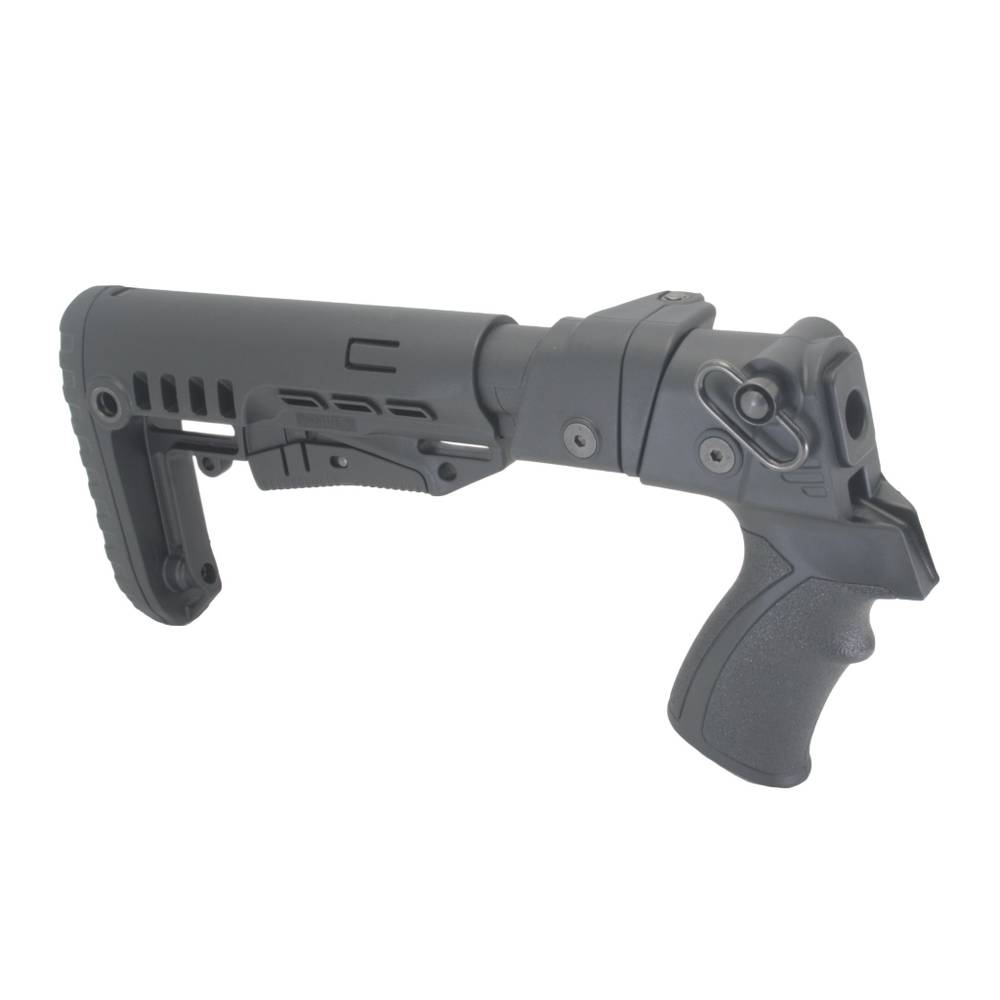 Пластиковый приклад Бекас, DLG Tactical. Черный