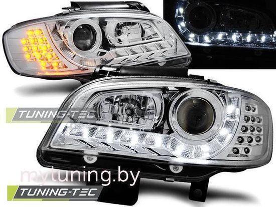 Передние фары Seat Cordoba 1/Ibiza 2 daylight chrome