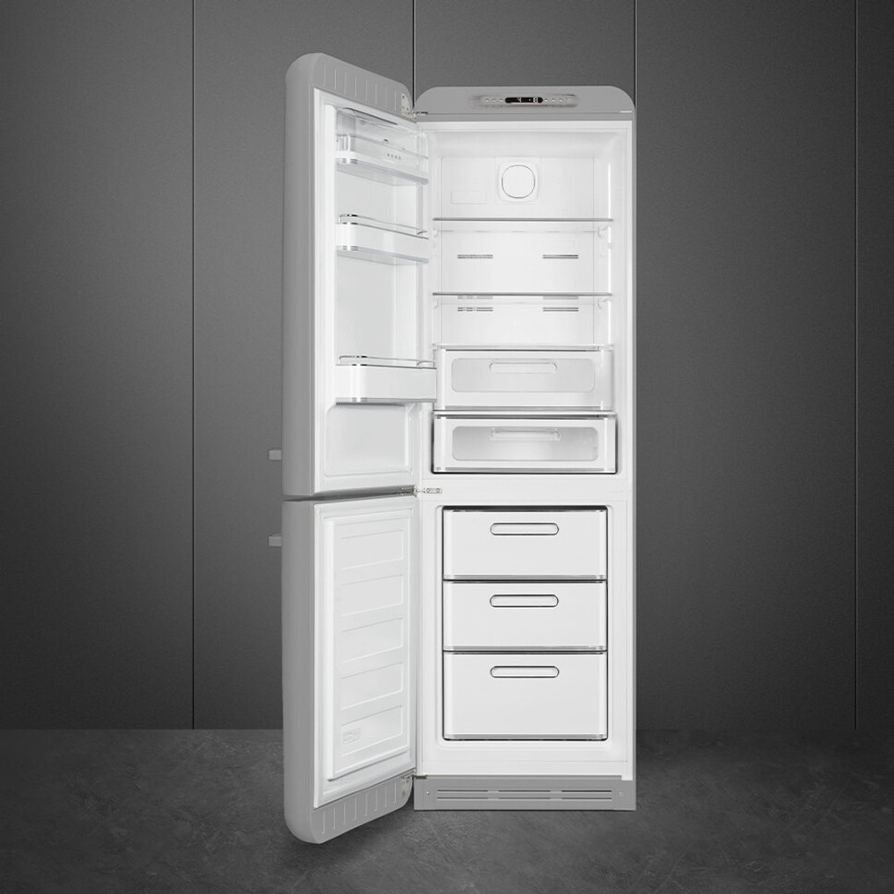Отдельностоящий двухдверный холодильник Smeg FAB32LSV5