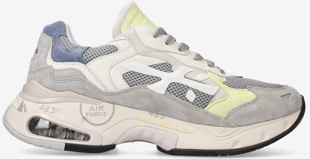 Premiata Sharky 295 Серые с белым