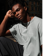 Мужская футболка oversize в стиле workwear с принтом - BERSHKA
