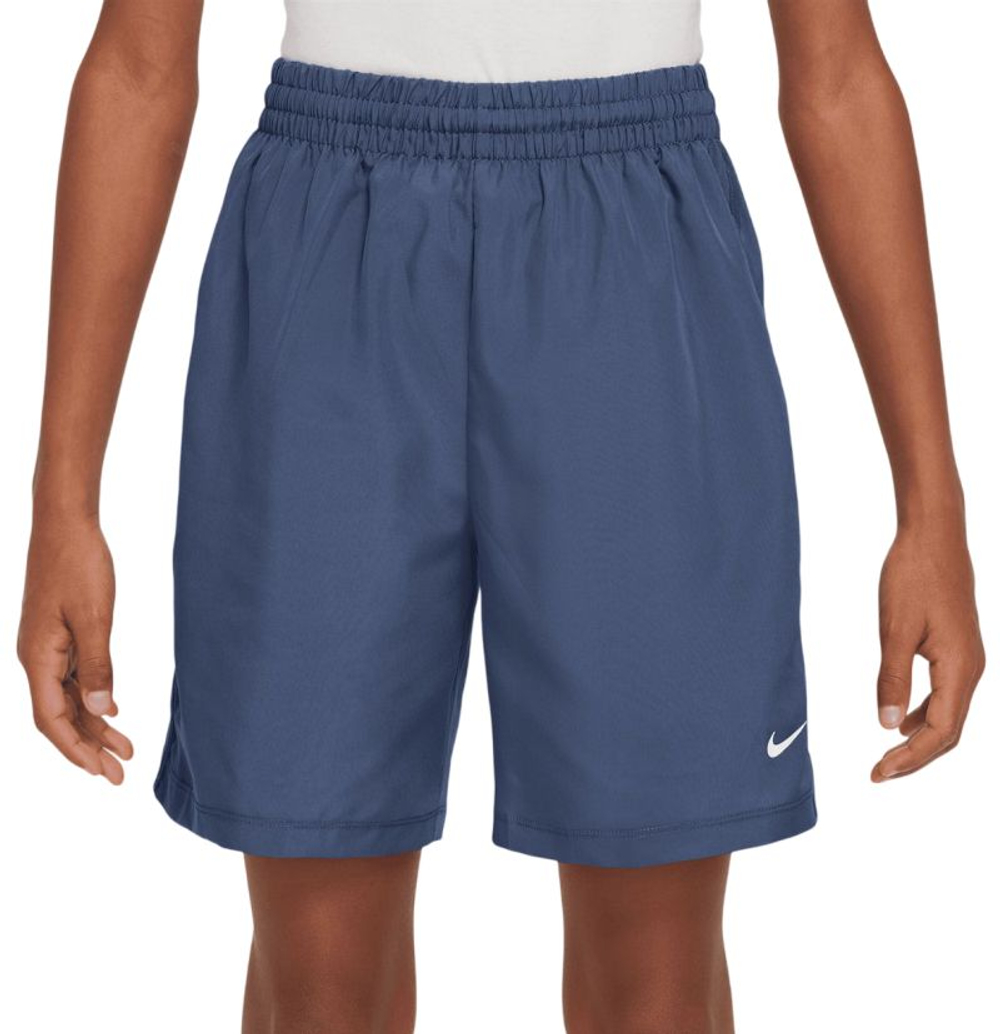 Шорты для мальчика теннисные Nike Boys Dri-Fit Multi+ - mystic navy/white