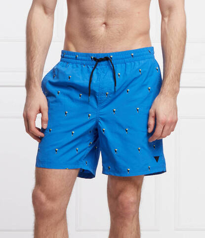 шорты для плавания Guess Underwear - голубой(F2GT17 WO07O)