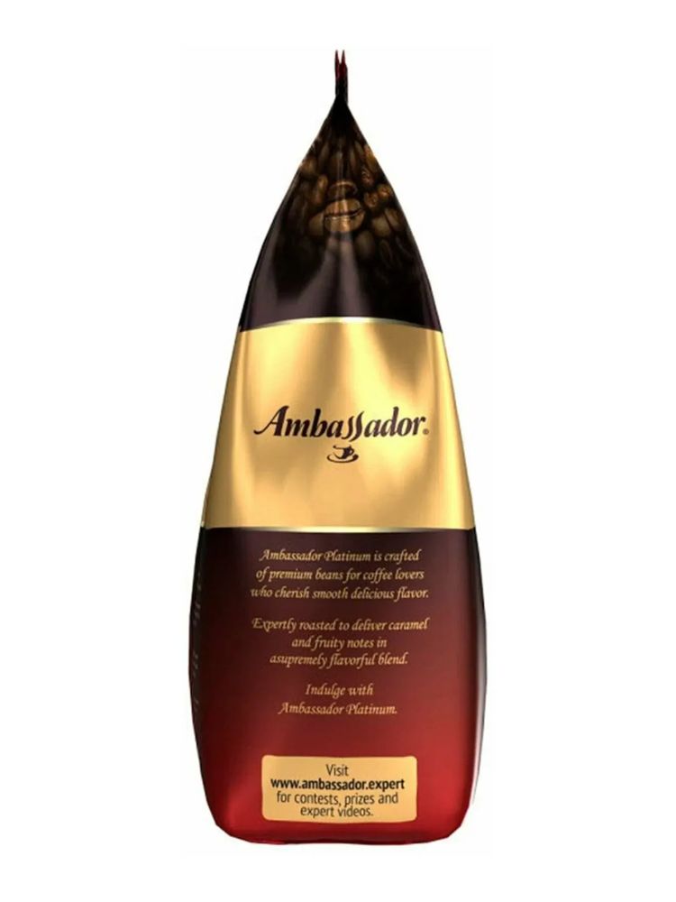 Кофе в зернах Ambassador Platinum Crema 200 г x 4 шт