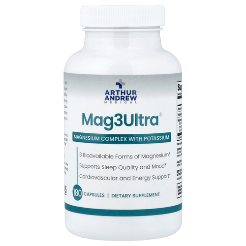Arthur Andrew Medical, Mag3Ultra®, 180 капсул
