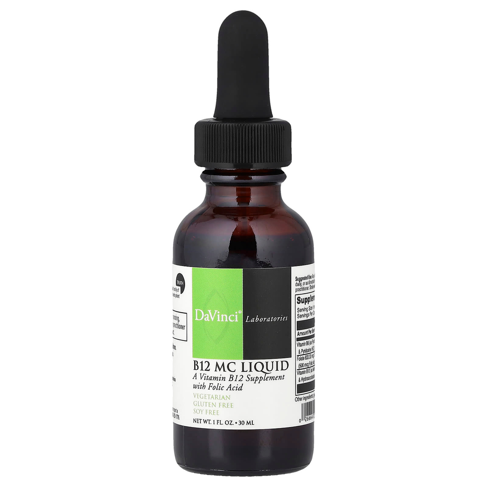 DaVinci Laboratories, B12 MC, жидкость, 30 мл (1 жидк. унц.)