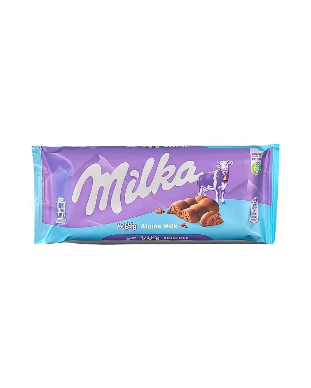 Милка Шоколад Bubbles Alpine milk 95г