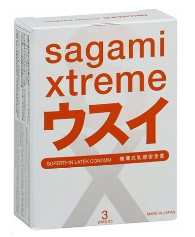 Презервативы Sagami Xtreme Superthin латексные №3